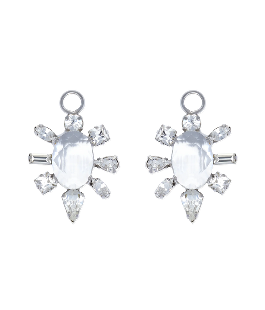 Crystal Burst Huggie Charms